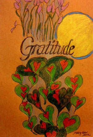 "Gratitude," by Mary Gow