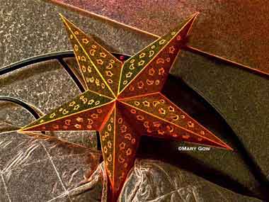 "Star," photo by Mary Gow applying the Paper Artist app